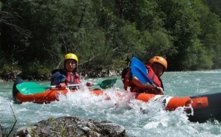  Canoa balsa biplaza en el Verdon 